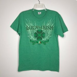 Luck of the Irish Tee in Green Size S